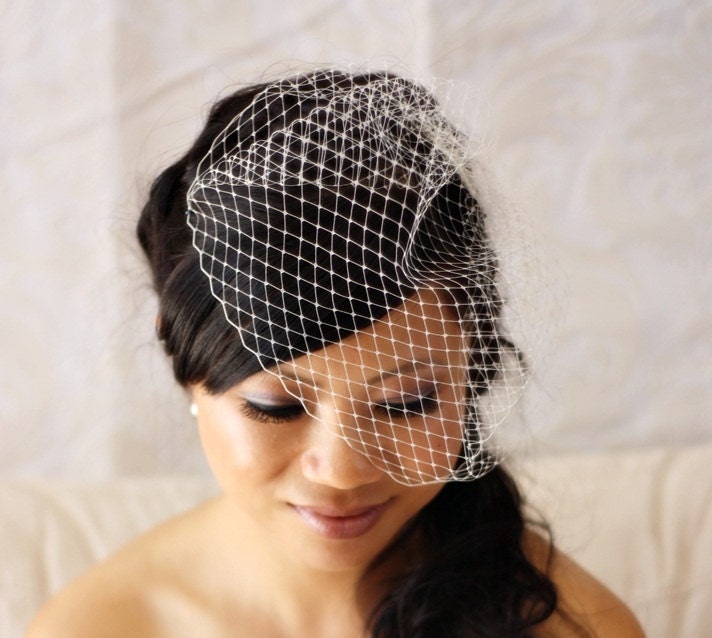 9 inch Birdcage Veil