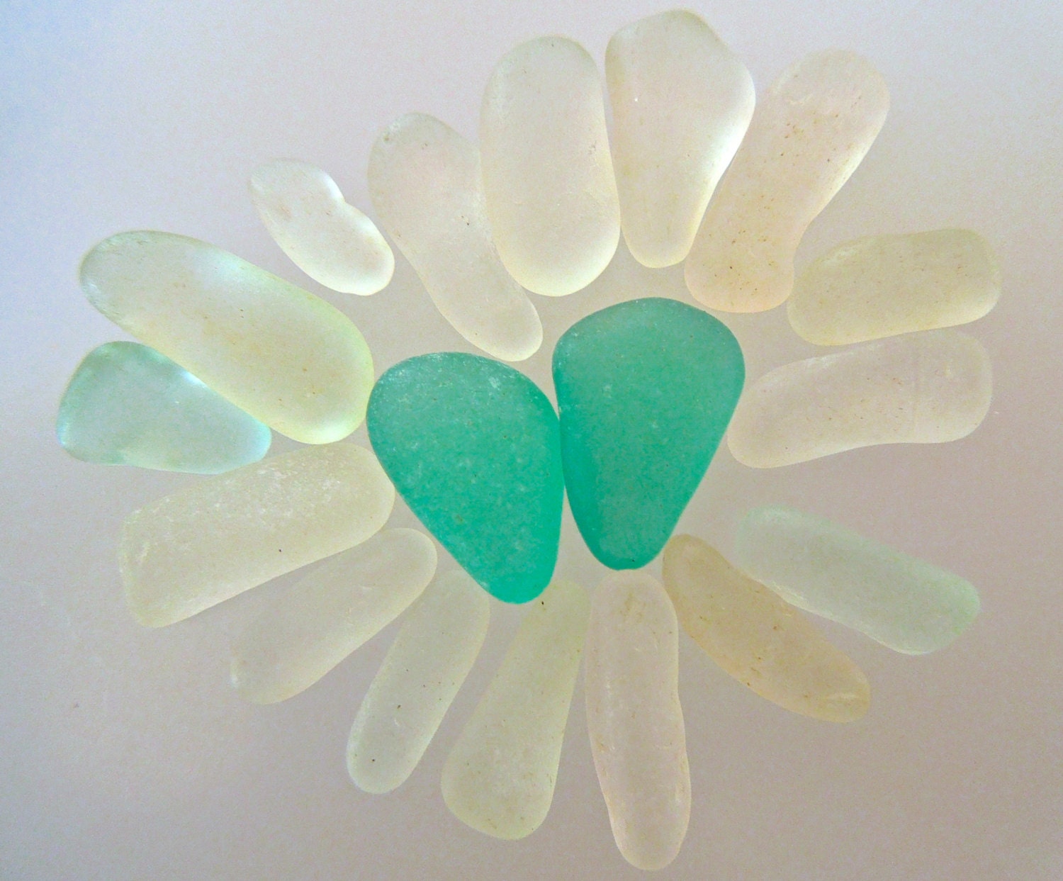 Sea Glass and Beach Glass of HAWAII TEAL PAIR 34 dollars in my Etsy shop SeaGlassFromHawaii