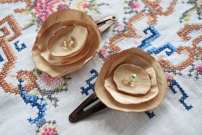 Silk Flower Clips