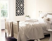 Custom Vintage-Styled Wall Hanging / Floor Cloth, Tunisian / Morocco / Tuareg / African / Ethnic / Tribal Patterns
