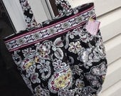Womens Quilted Purse, Cotton Quilted Handbag, Shoulder Bag,Paisley Handbag