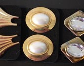 Vintage Shoe Clips in Lot of Three Pretty Pair