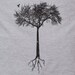 The Ancient tree - abstract vintage artistic tee t-shirt