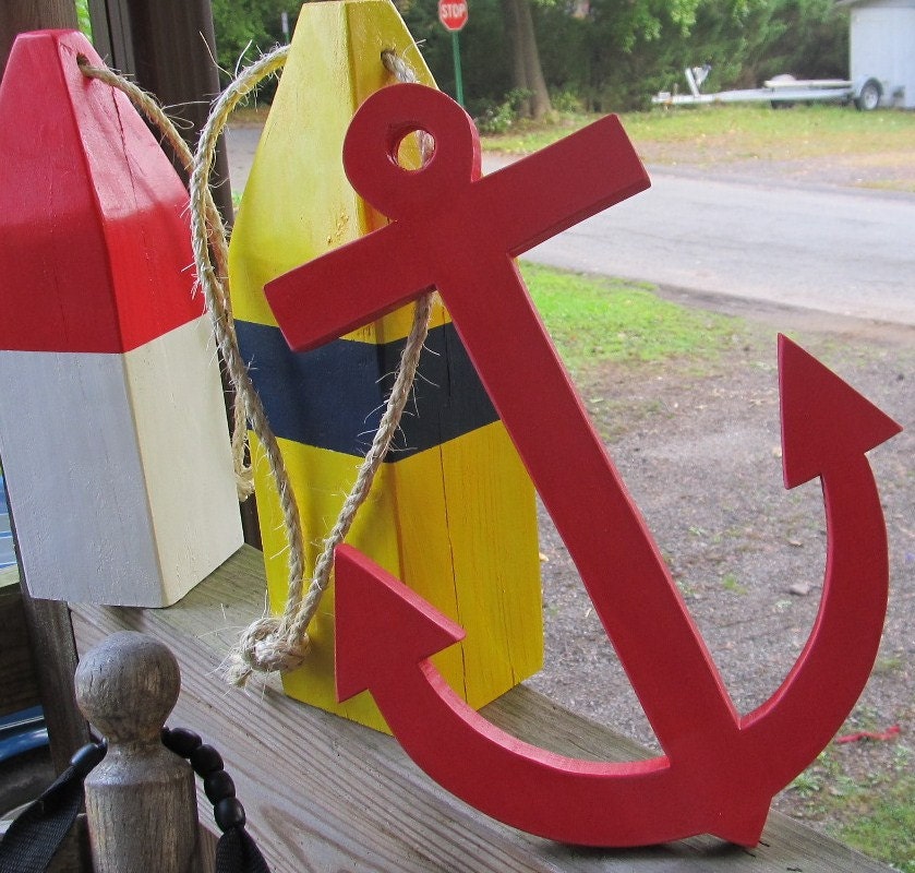 OOAK Reclaimed wood. Wooden Anchor. Beach Decor. Nautical Decor. Home Decor. Made To Order