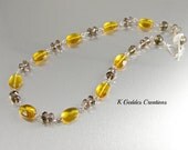 Champagne Smoky Quartz Necklace Sterling Silver Handmade Wire Wrapped Smokey Necklace