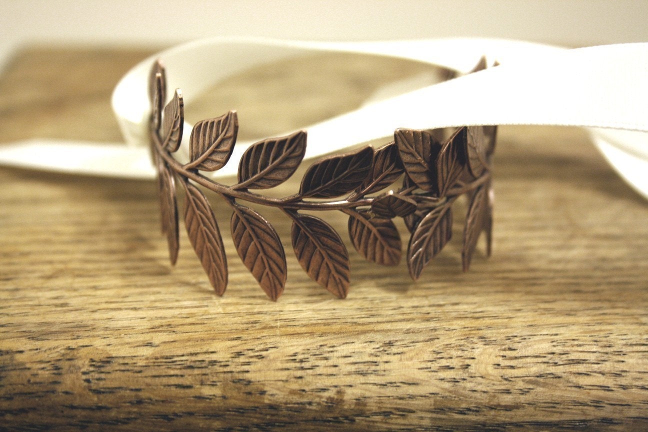 ATHENA Grecian Laurel Leaf Wrap Bracelet