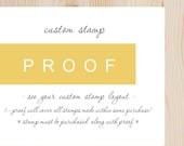 Proof - For Custom Rubber Address Stamp