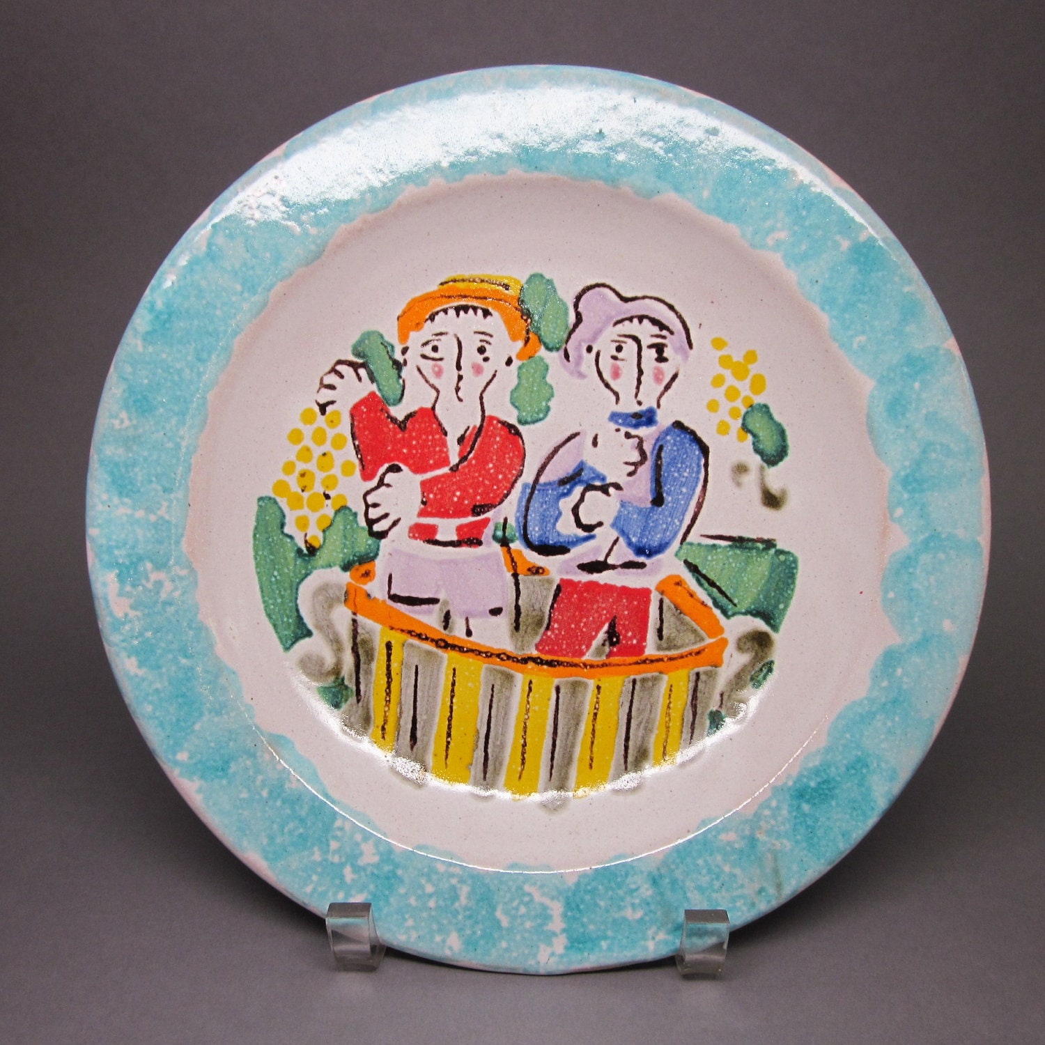 De Simone Plate - Grape Crushers - REDUCED