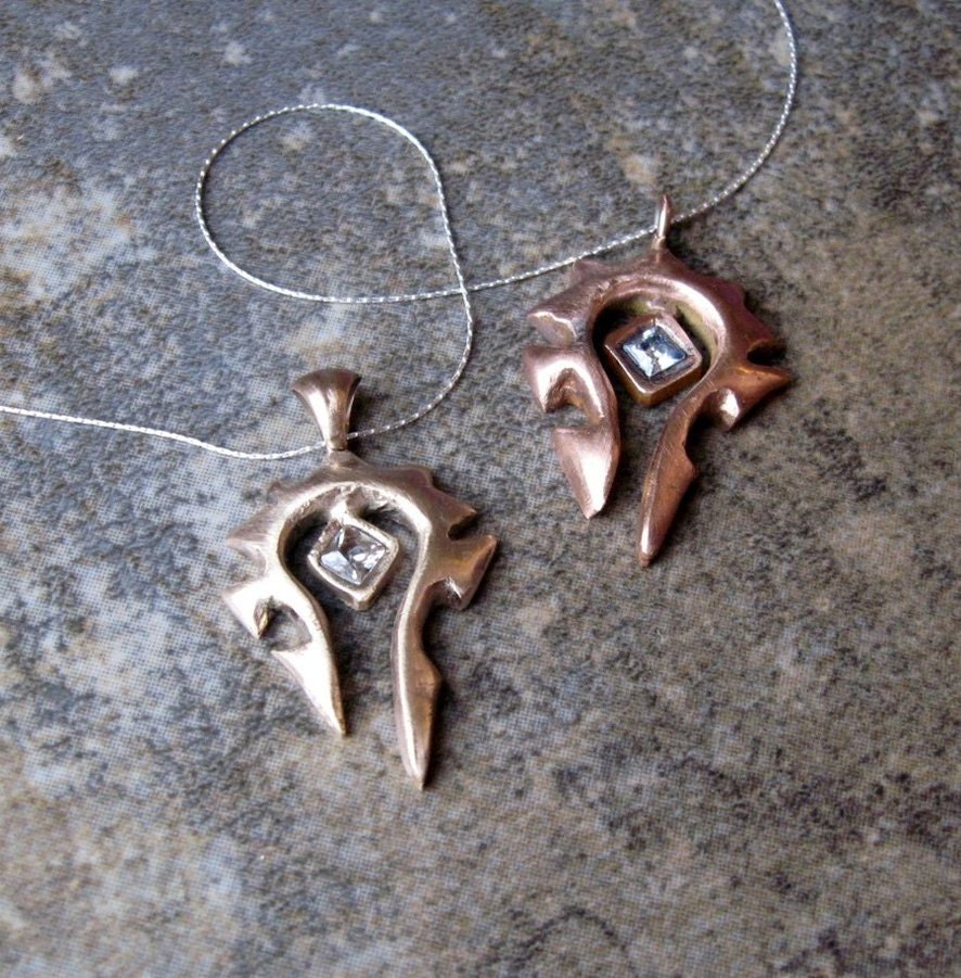 Horde necklace in Steel, Bronze, Copper and Rose Bronze