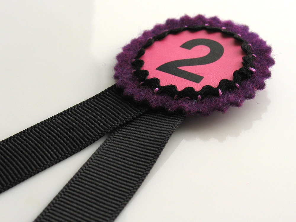 SALE - baby birthday ribbon - 2nd