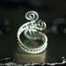 Labradorite Ring, Nickel Free, Argentium Silver Ring - AA Blue Green Fire Labradorite, Iridescent, Blue Flame - "Luna" Moss & Mist Jewelry