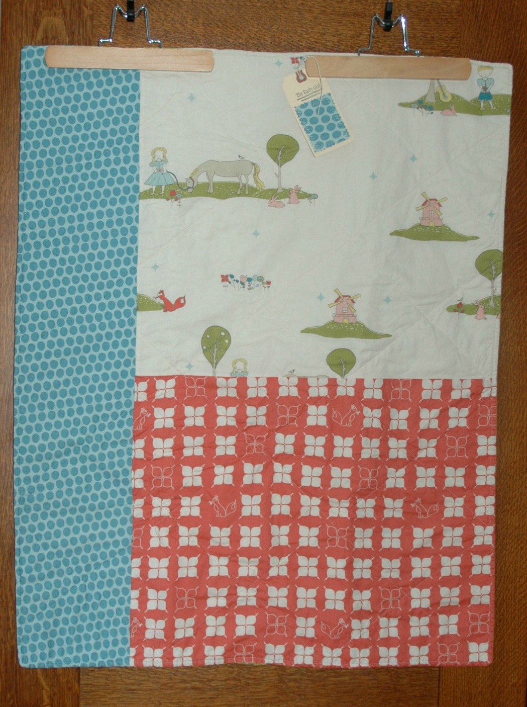 Storyboek Two Baby Quilt, Ready to Ship
