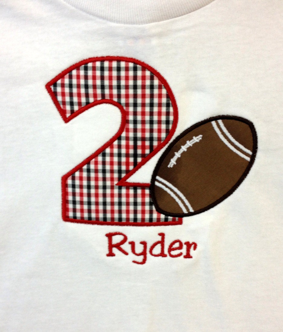 Boys' Football Birthday Short Sleeve T-Shirt or Onesie