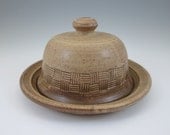 Stoneware Butter Dish (or Cheese)