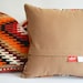 Sukan / SET (2 Piece) Vintage Hand Woven Kilim Pillows, Organic Modern Bohemian Throw Pillow.