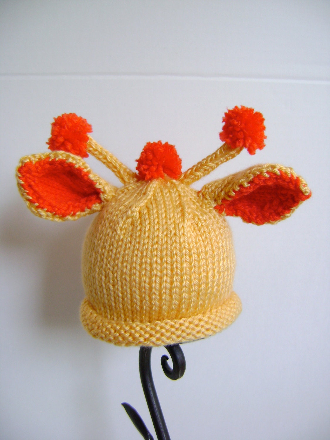 Giraffe Hat PATTERN - Newborn to Toddler Sizes - Great Costume Hat - Instant Download