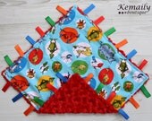 Made With Dr. Seuss Fabric  Tag Minky Blanket From Kemaily LIMITED QUANTITIES