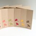 RESERVED FOR HERITAGEHOMELITE Ginkgo Delight - Handmade Blank Note Card Set - autumn colors, nature - newnanc, Nouveau Nancy