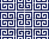 Greek Key  Reusable Stencil - for fabric, wood, paper, canvas, walls - 6x6