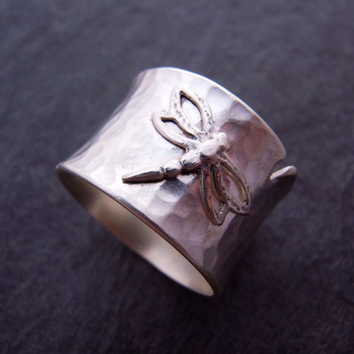 Sterling Silver Dragonfly ring