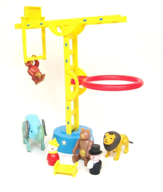 Vintage Fisher Price Circus Set