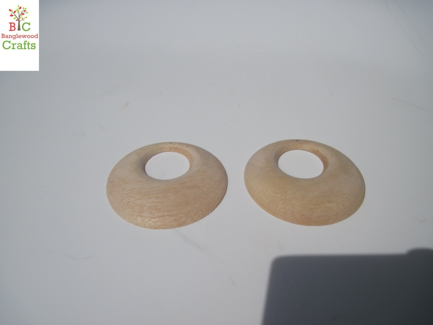 Unfinished Wooden Earrings (3 Pairs)