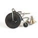 Steampunk Bicycle Tie Tack- Sterling Silver Finish- Fathers Day Gift