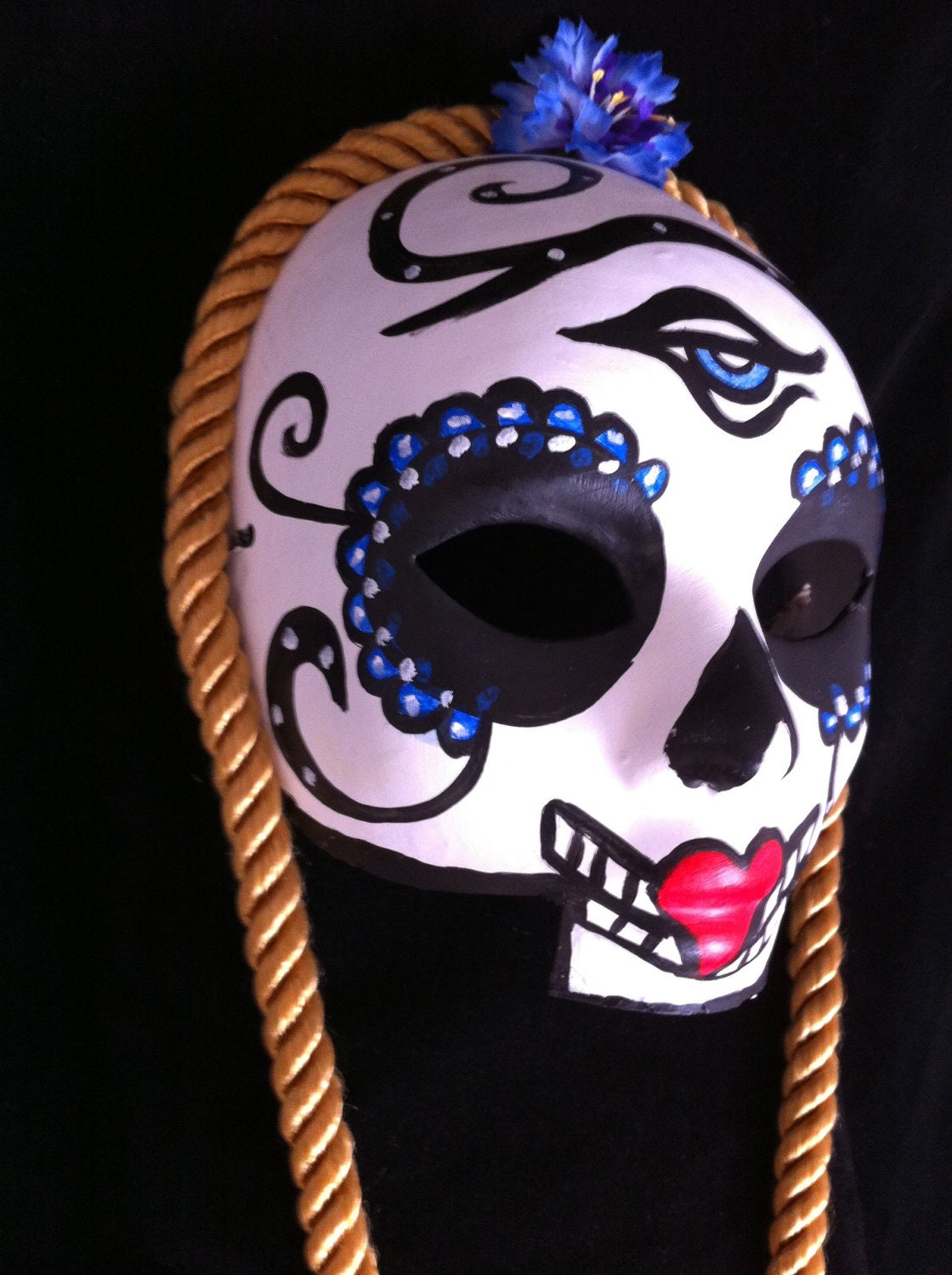 Day of the Dead Masquerade Sugar Skull Mask