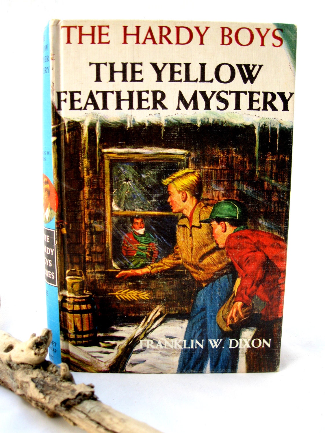 Vintage 50's Hardy Boys Book-Childrens-The Yellow Feather Mystery from Tessiemay