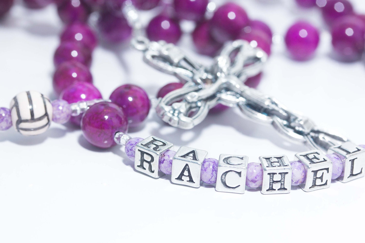 Personalized Volleyball or other Sports Rosary