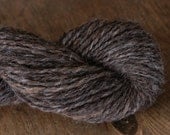 FLINT - Handspun Natural Worsted Weight Llama Yarn - 100 Yds