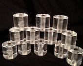 Vintage Mid Century Modern Lucite Knobs Cabinet Knobs Round Lucite Drawer Pulls