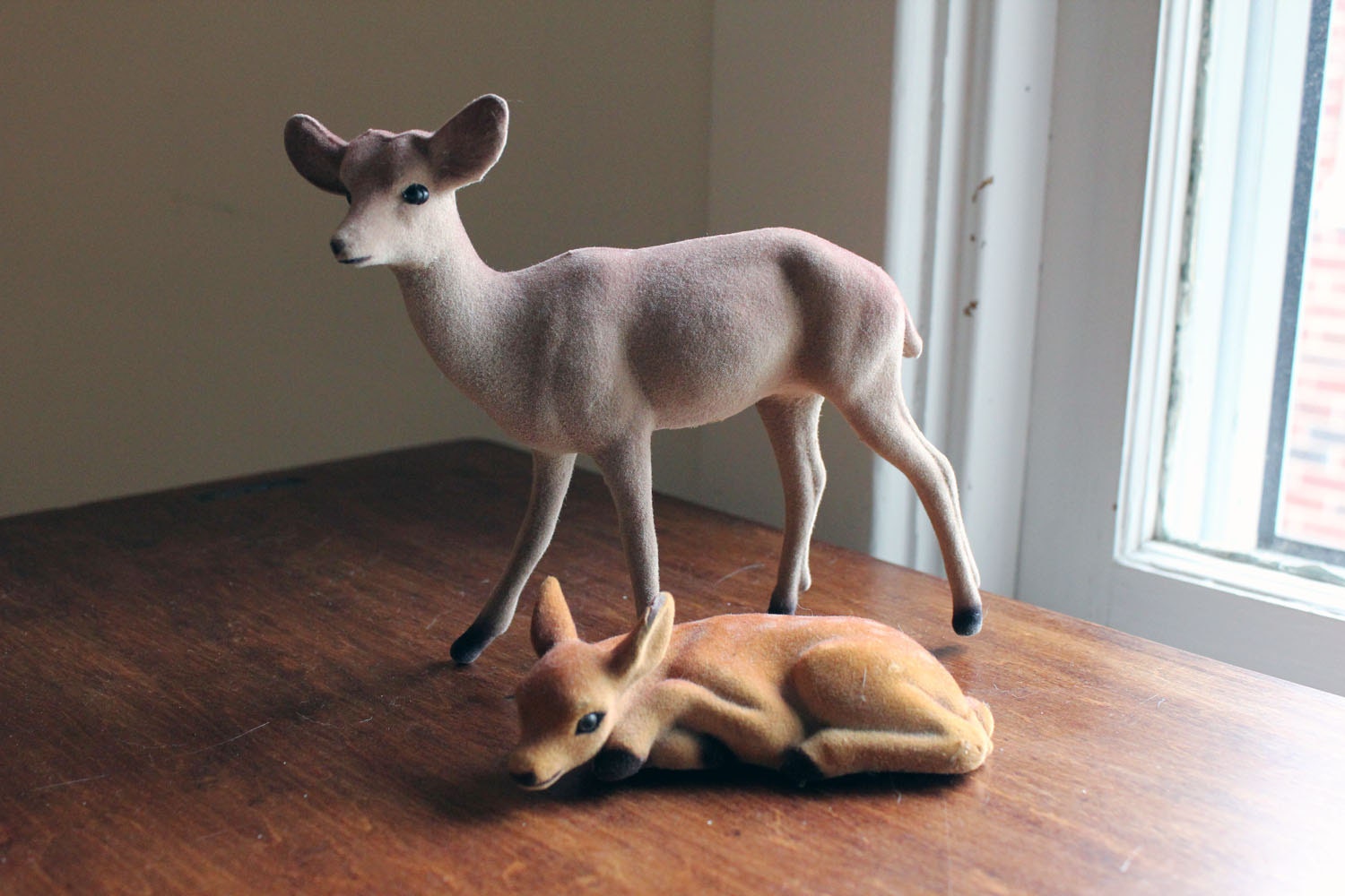 Flocked Mother with doe set - popstarscrafts