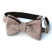 Men's Reversible Bow Tie in Brown Tweed and Corduroy
