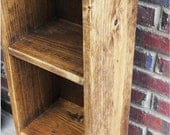 Bookcase  Storage Tower  Shabby Style Office Nursery 36'' x 10'' x 7 1/2''