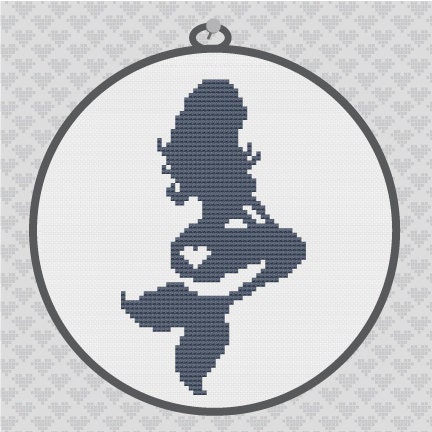 A Mermaid - $3.50 : Counted Cross Stitch Patterns by PinoyStitch