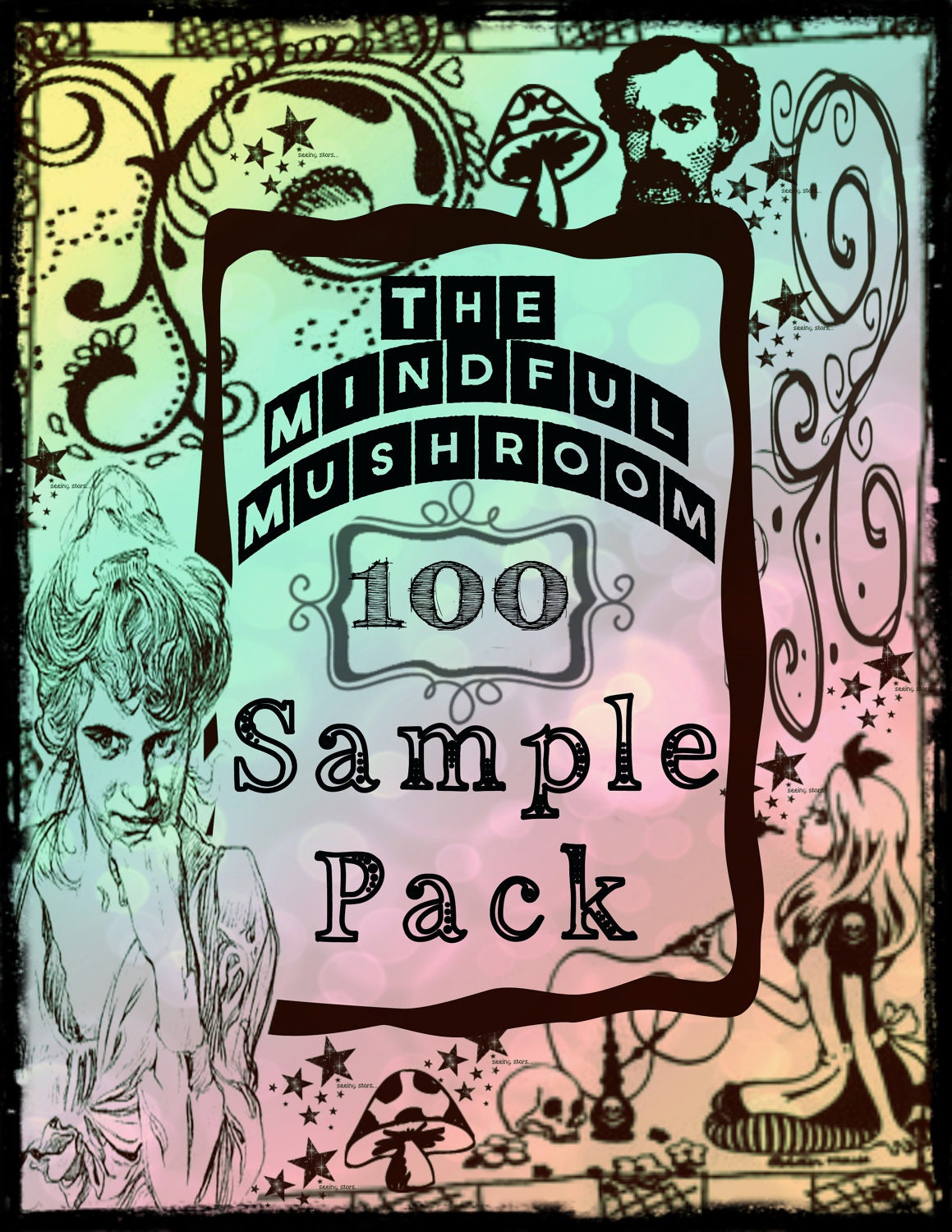 100 Sample Vials of Artisan Oil Hand Blended by The Mindful Mushroom - You Pick The Scent