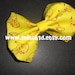 Pikachu super cute and yellow Pokemon Hair Bow or bow tie