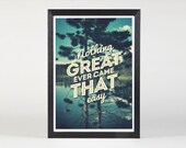 Greatness - Quote Print Limited Edition