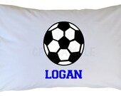 Soccer Personalized Pillowcase, Travel or Standard Size Il_170x135