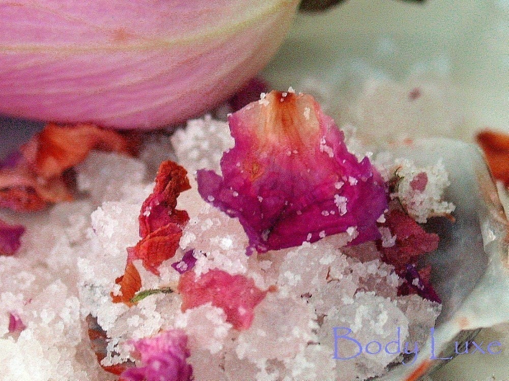 Dead Sea Bath Salts with Rose - GODDESS - Sexy.  Soft.  Detox. Featured in the Daytime Emmy Swag Bag