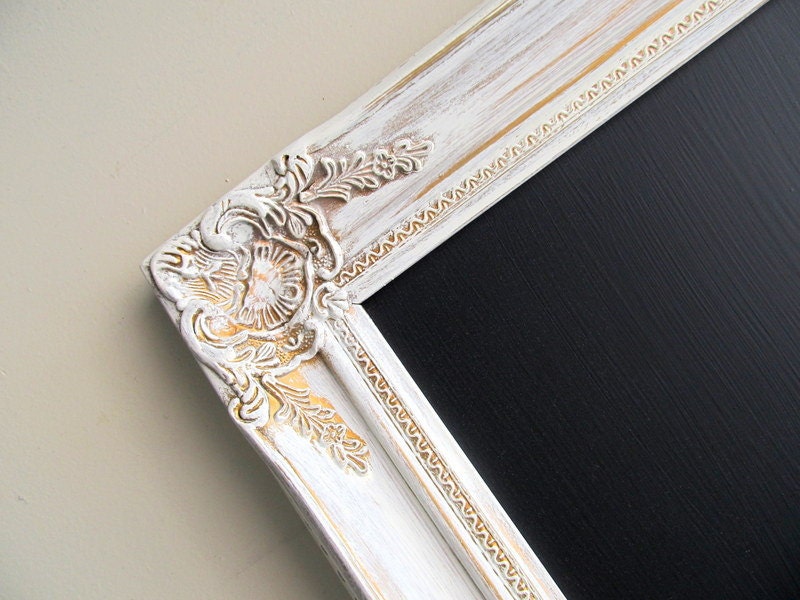 WEDDING CHALKBOARD Wedding Sign LARGE Old World Furniture Magnetic Office Seating Chart Framed Chalk Board Restaurant Business Sign