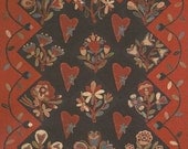 Primitive Folk Art Wool Applique/Quilt Pattern:  EVELYN'S ALBUM