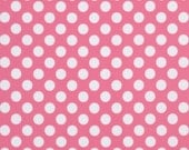 All About the Dots, PINK Rainpuk, Michael Miller Fabric SOFTSHELL, Kuspuk Raincoat for Women