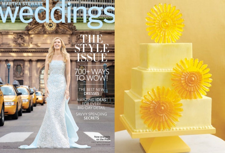 Pinwheel Crystal Lollipops - 3 Fruity Champagne - as seen in Martha Stewart Weddings Fall 2012