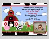 Farm Animals Birthday Invitation Farm Animal Barnyard Birthday Party Invitation Printable Invitation Boys or Girls Il_170x135