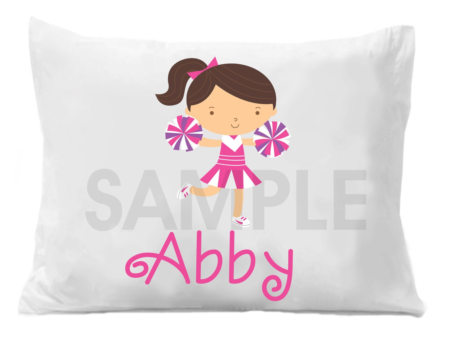 Cheerleader Personalized Pillow Case Il_570xn