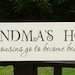 Grandma's House A Place Cousins Go To Become Best Friends Painted Wood Sign