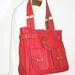 Pale Red Leather Bag - Handbag - Purse - Shoulder - Cross-body Bag - Orea M/ SALE