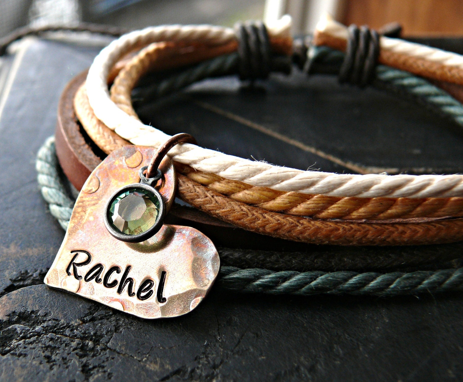 Personalized Graduation Bracelet, Senior Jewelry, College, Gift, Graduation, Hand Stamped Bracelet